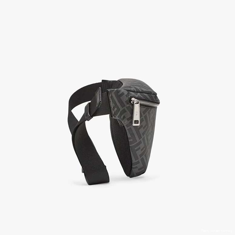 Affordable HOT Belt FF In Fabric Motif Yellow Bag Fendi Black 0805